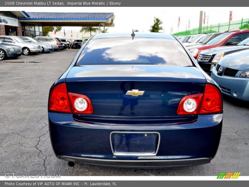 Imperial Blue Metallic / Ebony 2008 Chevrolet Malibu LT Sedan