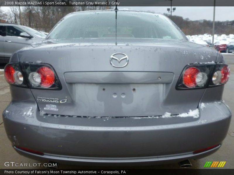 Tungsten Gray Metallic / Gray 2008 Mazda MAZDA6 i Sport Sedan