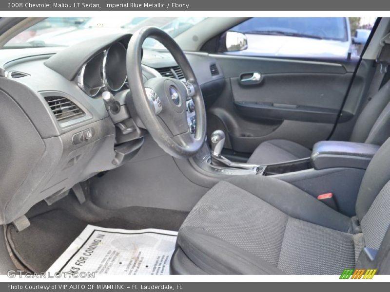 Imperial Blue Metallic / Ebony 2008 Chevrolet Malibu LT Sedan