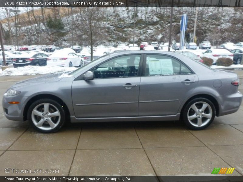 Tungsten Gray Metallic / Gray 2008 Mazda MAZDA6 i Sport Sedan