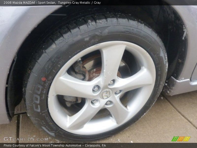 Tungsten Gray Metallic / Gray 2008 Mazda MAZDA6 i Sport Sedan