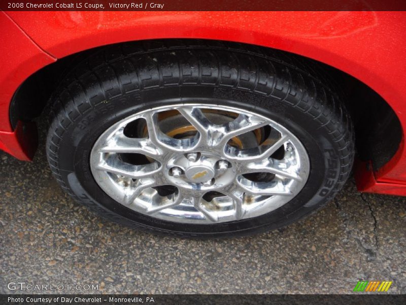 Victory Red / Gray 2008 Chevrolet Cobalt LS Coupe