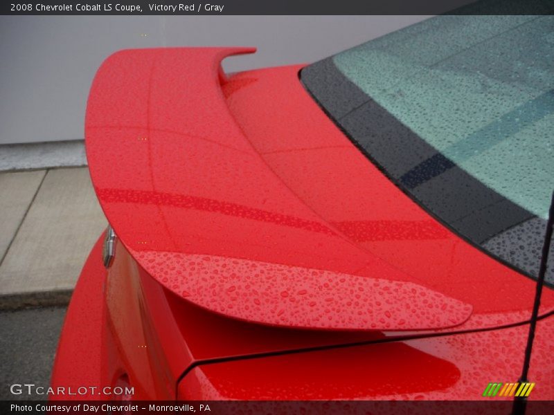 Victory Red / Gray 2008 Chevrolet Cobalt LS Coupe