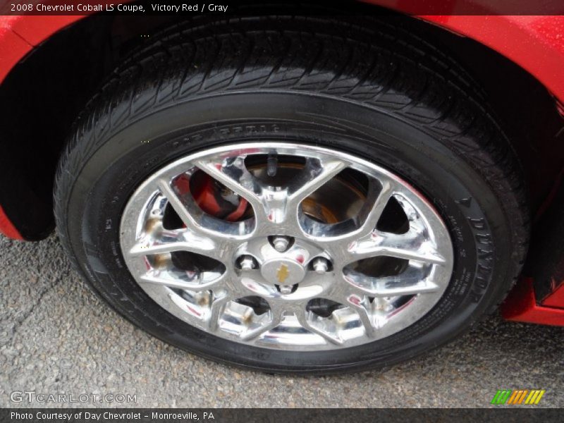 Victory Red / Gray 2008 Chevrolet Cobalt LS Coupe