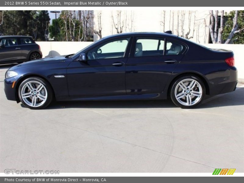  2012 5 Series 550i Sedan Imperial Blue Metallic