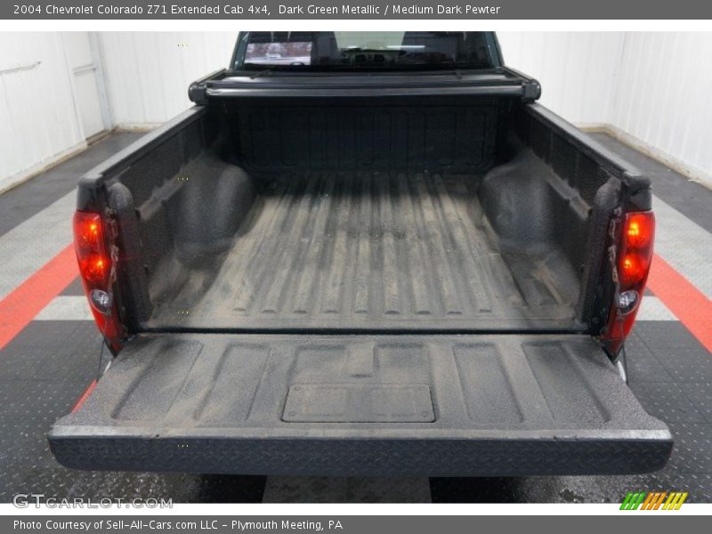 Dark Green Metallic / Medium Dark Pewter 2004 Chevrolet Colorado Z71 Extended Cab 4x4