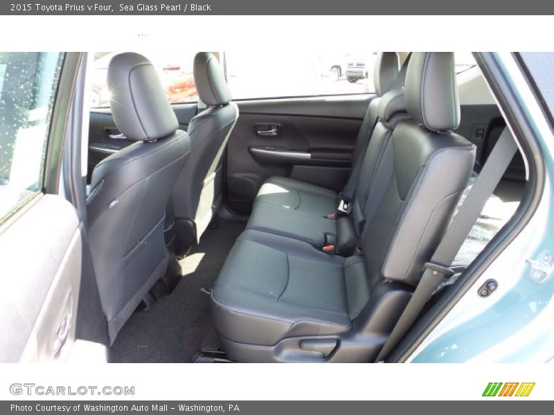 Rear Seat of 2015 Prius v Four