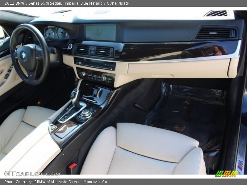 Imperial Blue Metallic / Oyster/Black 2012 BMW 5 Series 550i Sedan
