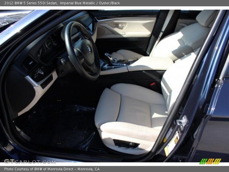 Imperial Blue Metallic / Oyster/Black 2012 BMW 5 Series 550i Sedan