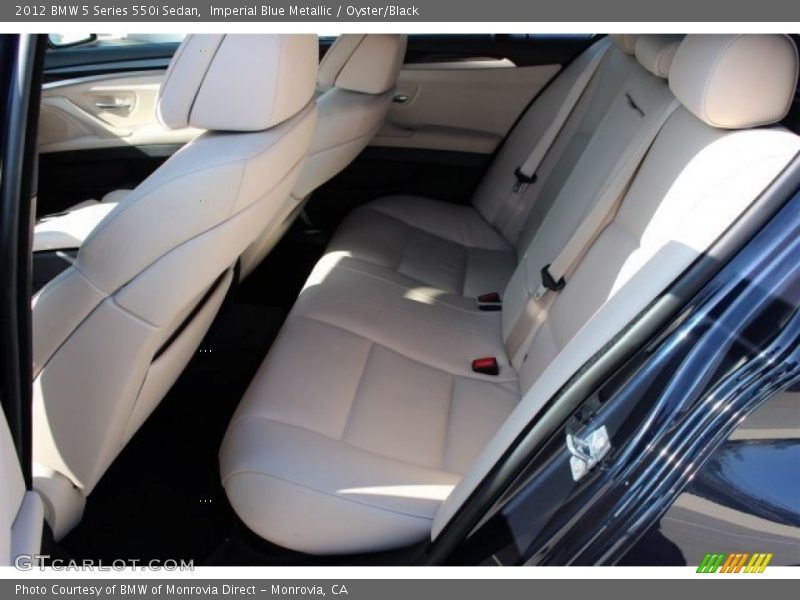 Imperial Blue Metallic / Oyster/Black 2012 BMW 5 Series 550i Sedan