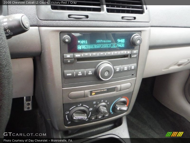 Victory Red / Gray 2008 Chevrolet Cobalt LS Coupe