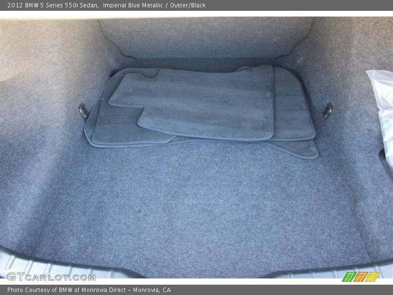 Imperial Blue Metallic / Oyster/Black 2012 BMW 5 Series 550i Sedan