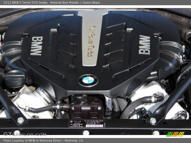  2012 5 Series 550i Sedan Engine - 4.4 Liter DI TwinPower Turbocharged DOHC 32-Valve VVT V8