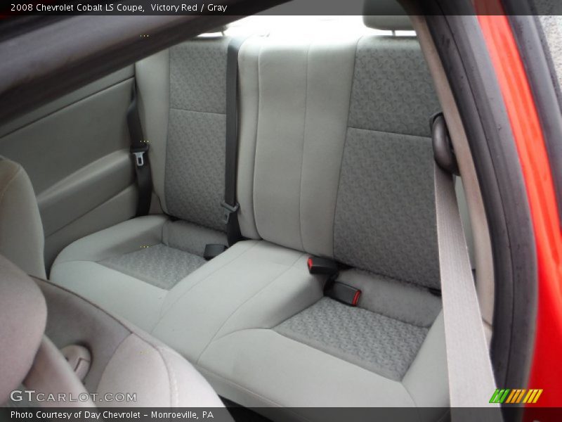 Rear Seat of 2008 Cobalt LS Coupe