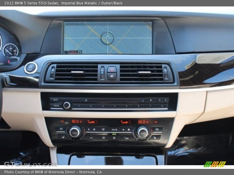 Controls of 2012 5 Series 550i Sedan