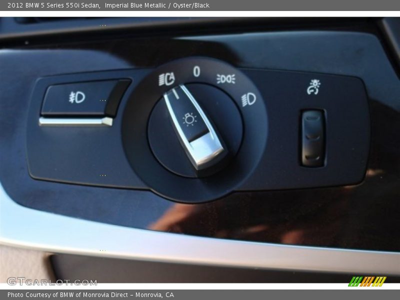 Controls of 2012 5 Series 550i Sedan