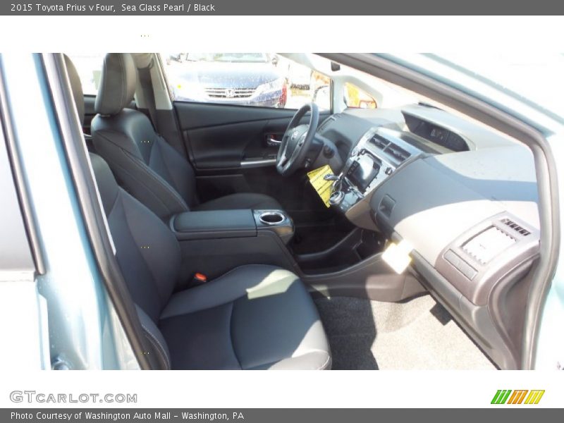 Sea Glass Pearl / Black 2015 Toyota Prius v Four