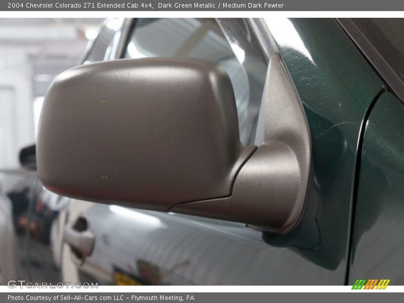 Dark Green Metallic / Medium Dark Pewter 2004 Chevrolet Colorado Z71 Extended Cab 4x4