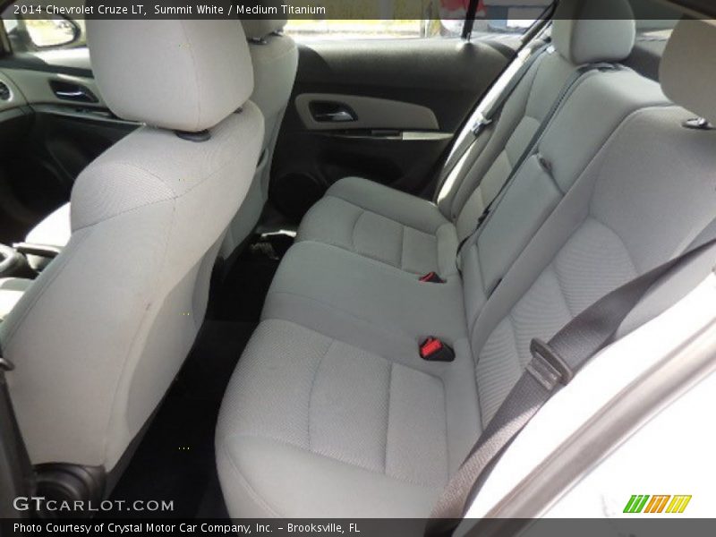 Summit White / Medium Titanium 2014 Chevrolet Cruze LT