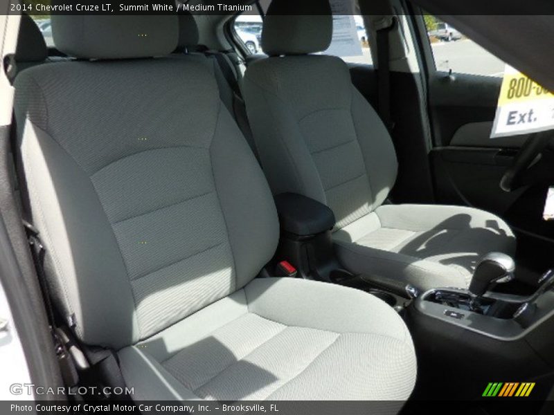 Summit White / Medium Titanium 2014 Chevrolet Cruze LT