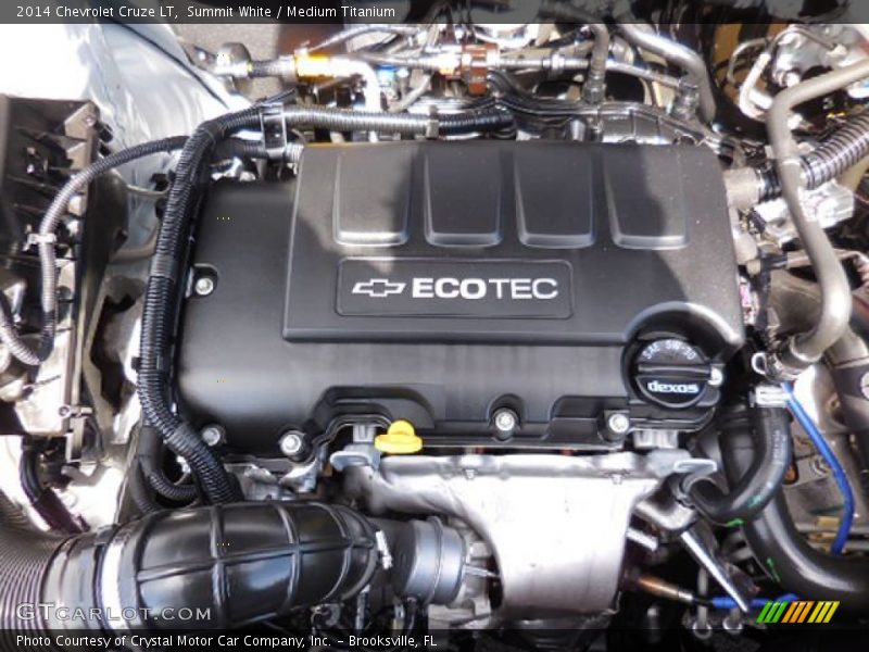 Summit White / Medium Titanium 2014 Chevrolet Cruze LT