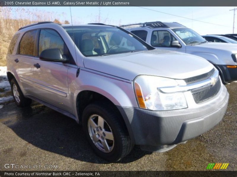 Galaxy Silver Metallic / Light Cashmere 2005 Chevrolet Equinox LS AWD