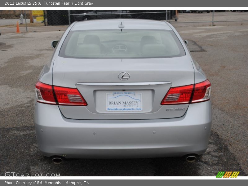 Tungsten Pearl / Light Gray 2012 Lexus ES 350