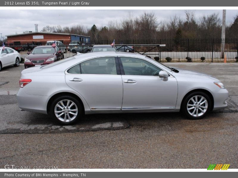 Tungsten Pearl / Light Gray 2012 Lexus ES 350