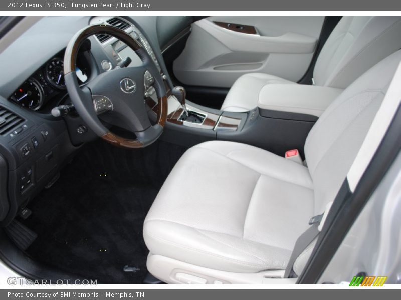 Tungsten Pearl / Light Gray 2012 Lexus ES 350