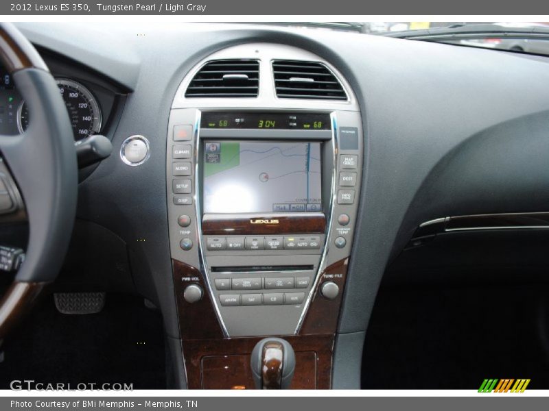 Tungsten Pearl / Light Gray 2012 Lexus ES 350