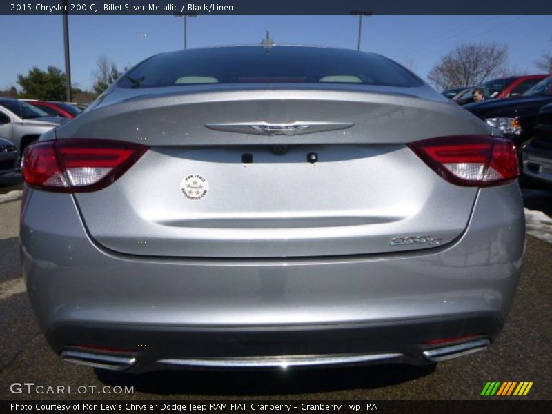 Billet Silver Metallic / Black/Linen 2015 Chrysler 200 C