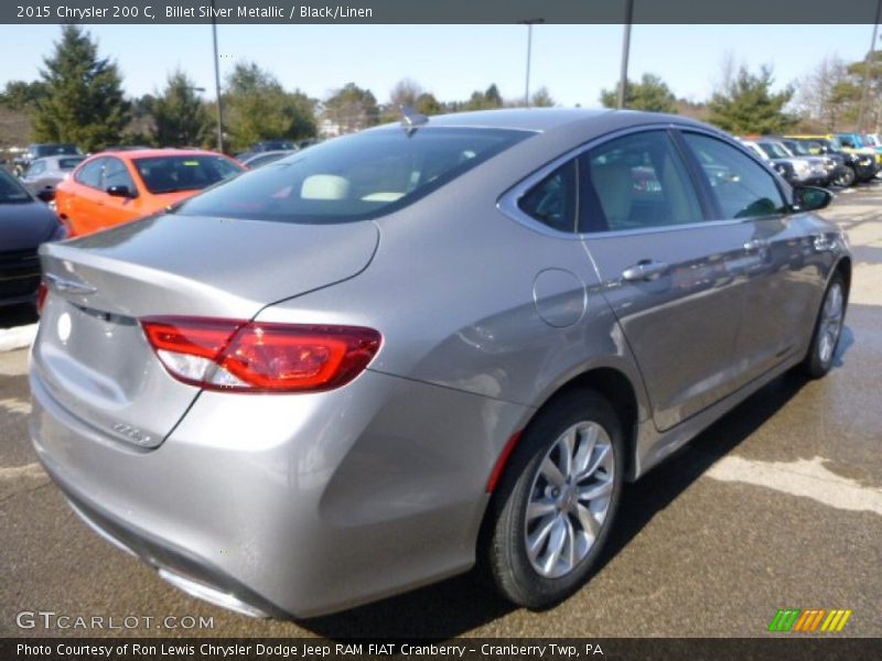 Billet Silver Metallic / Black/Linen 2015 Chrysler 200 C