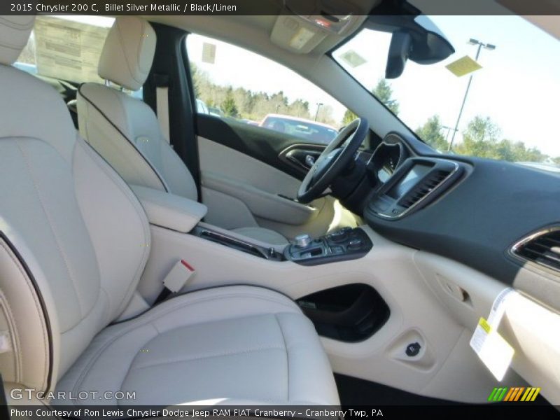 Billet Silver Metallic / Black/Linen 2015 Chrysler 200 C