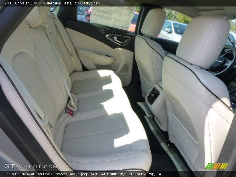 Billet Silver Metallic / Black/Linen 2015 Chrysler 200 C