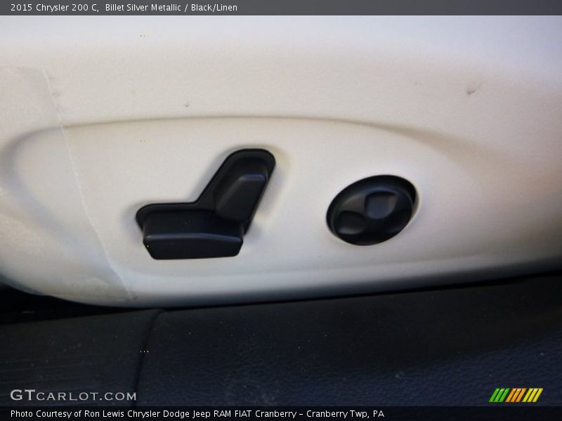 Billet Silver Metallic / Black/Linen 2015 Chrysler 200 C