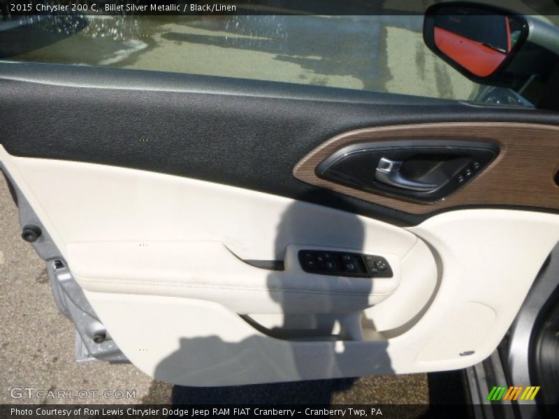 Billet Silver Metallic / Black/Linen 2015 Chrysler 200 C