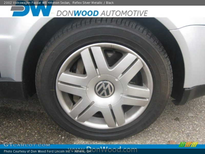 Reflex Silver Metallic / Black 2002 Volkswagen Passat W8 4Motion Sedan