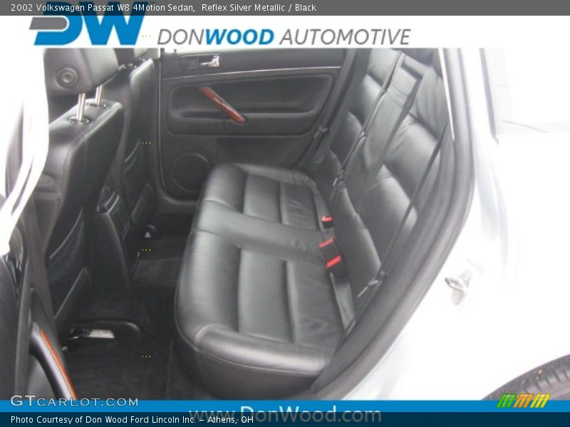 Reflex Silver Metallic / Black 2002 Volkswagen Passat W8 4Motion Sedan