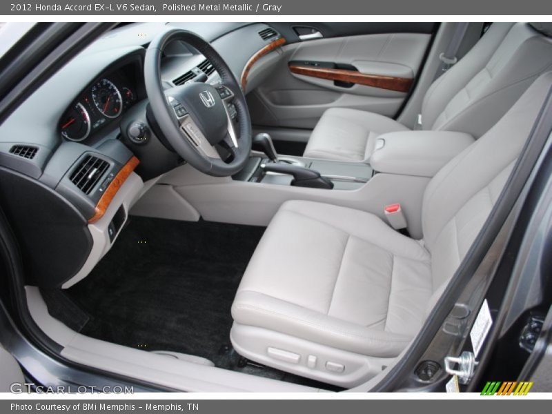  2012 Accord EX-L V6 Sedan Gray Interior