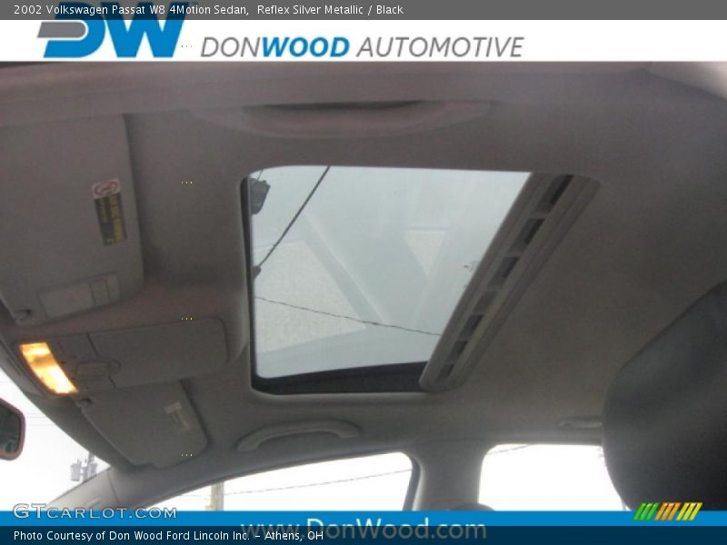 Reflex Silver Metallic / Black 2002 Volkswagen Passat W8 4Motion Sedan
