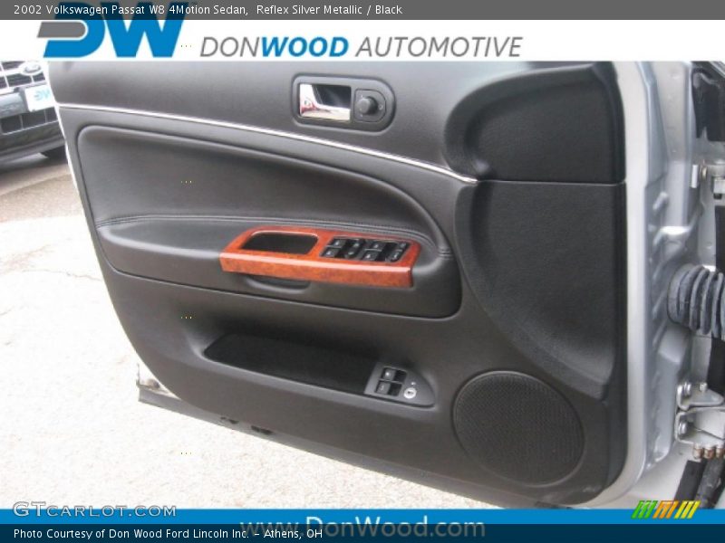 Reflex Silver Metallic / Black 2002 Volkswagen Passat W8 4Motion Sedan