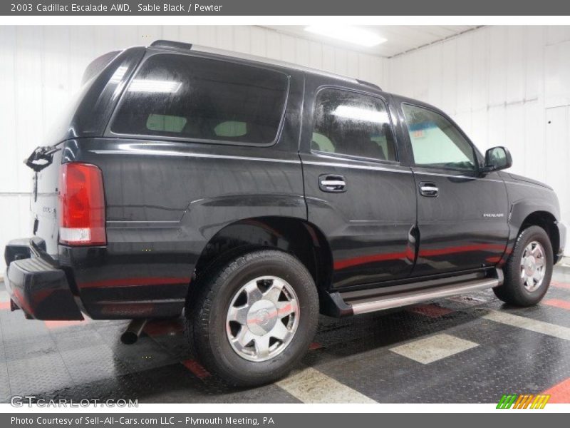 Sable Black / Pewter 2003 Cadillac Escalade AWD