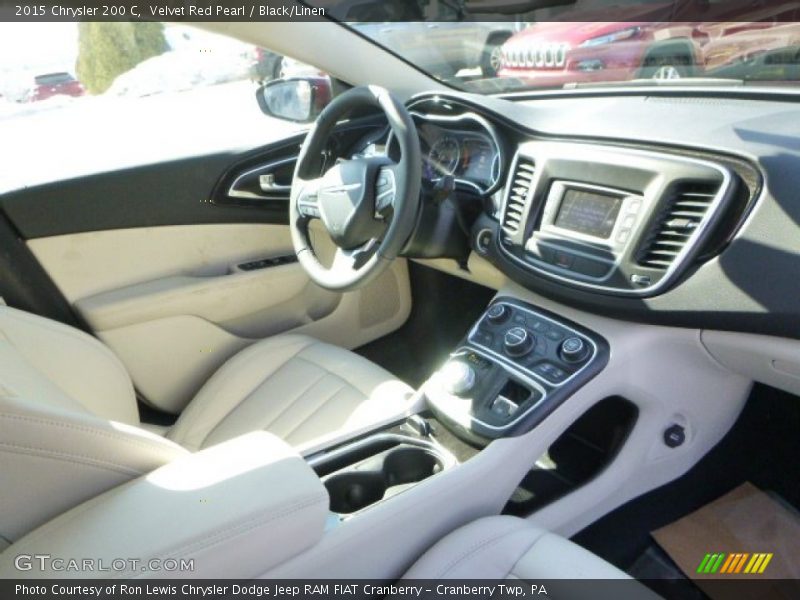 Velvet Red Pearl / Black/Linen 2015 Chrysler 200 C