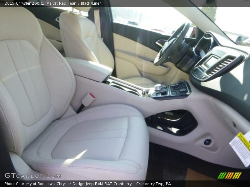 Velvet Red Pearl / Black/Linen 2015 Chrysler 200 C
