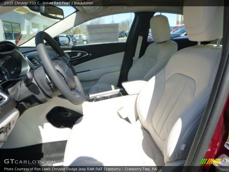 Velvet Red Pearl / Black/Linen 2015 Chrysler 200 C
