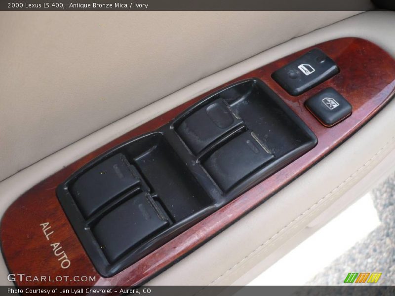 Antique Bronze Mica / Ivory 2000 Lexus LS 400