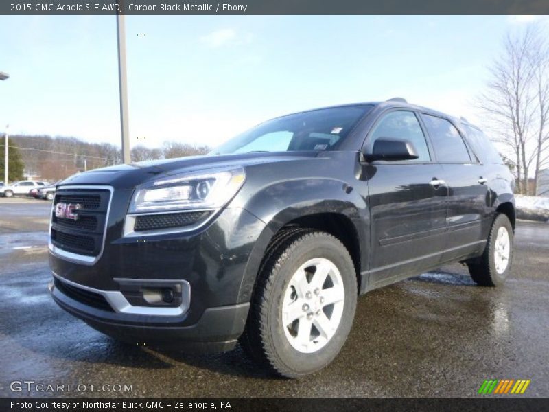 Carbon Black Metallic / Ebony 2015 GMC Acadia SLE AWD