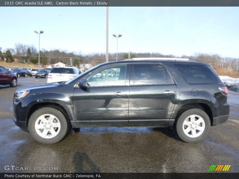 Carbon Black Metallic / Ebony 2015 GMC Acadia SLE AWD