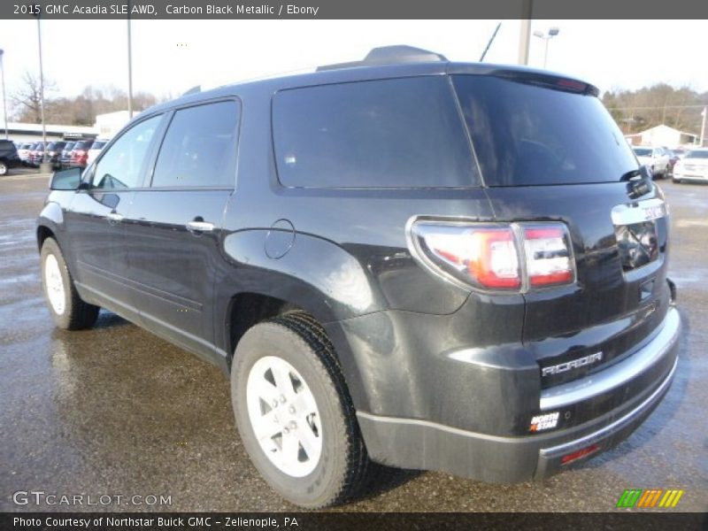 Carbon Black Metallic / Ebony 2015 GMC Acadia SLE AWD