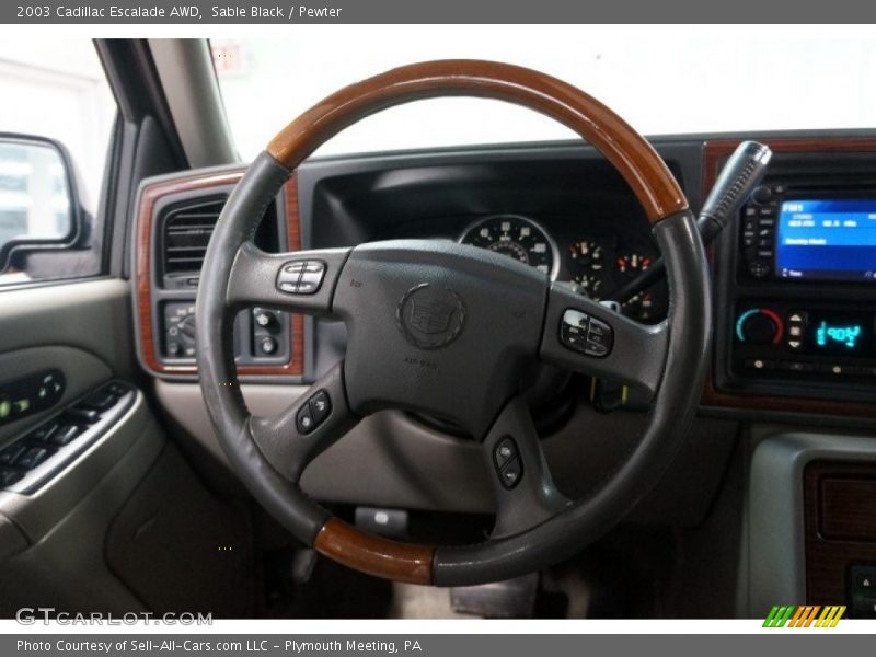 Sable Black / Pewter 2003 Cadillac Escalade AWD